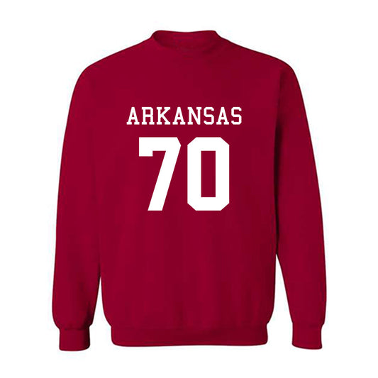 Arkansas - NCAA Football : Dan Grein - Replica Shersey Crewneck Sweatshirt-0