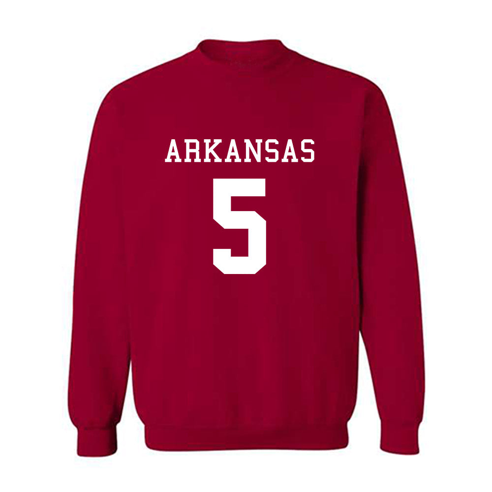 Arkansas - NCAA Football : Sutton Smith - Replica Shersey Crewneck Sweatshirt-0
