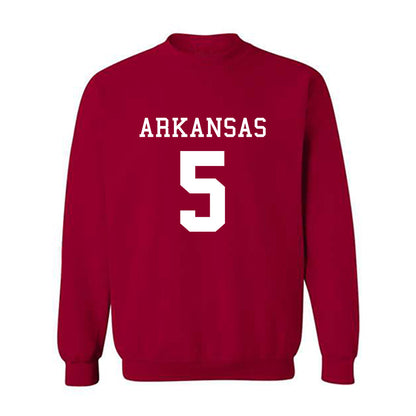 Arkansas - NCAA Football : Sutton Smith - Replica Shersey Crewneck Sweatshirt-0