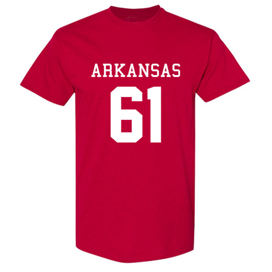 Arkansas - NCAA Football : Kaden Bramlage - Replica Shersey T-Shirt-0