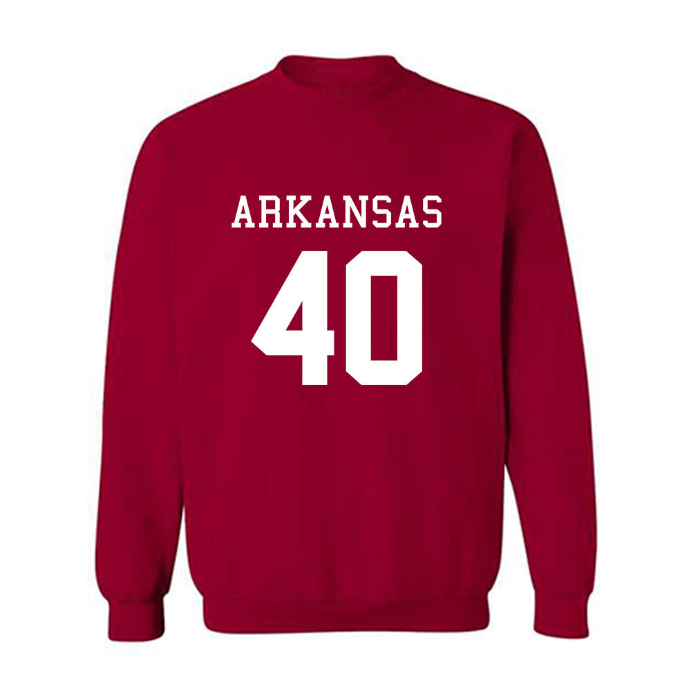 Arkansas - NCAA Football : Colton Yarbrough - Replica Shersey Crewneck Sweatshirt-0