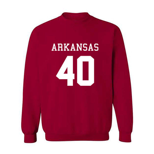 Arkansas - NCAA Football : Colton Yarbrough - Replica Shersey Crewneck Sweatshirt-0