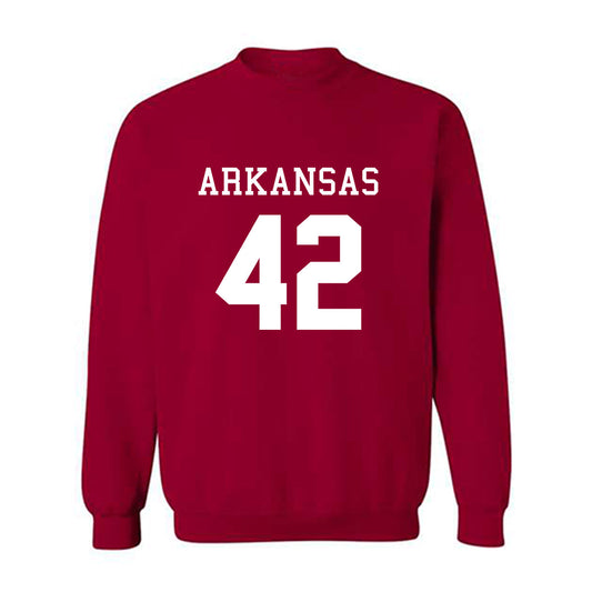 Arkansas - NCAA Football : Wyatt Simmons - Replica Shersey Crewneck Sweatshirt-0