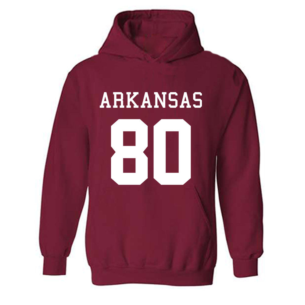 Arkansas - NCAA Football : Dequane Prevo - Replica Shersey Hooded Sweatshirt-0