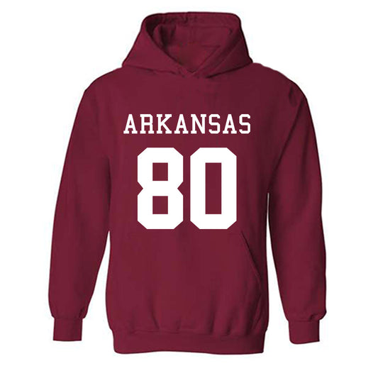 Arkansas - NCAA Football : Dequane Prevo - Replica Shersey Hooded Sweatshirt-0