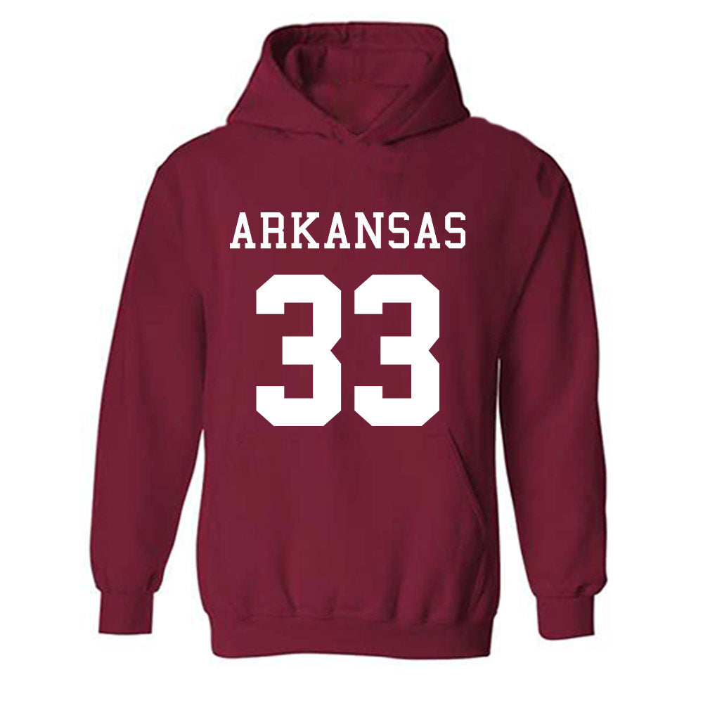 Arkansas - NCAA Football : Jakore Smith - Replica Shersey Hooded Sweatshirt-0