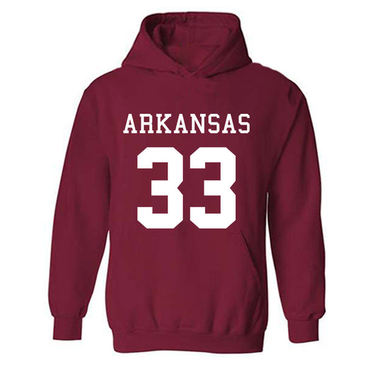 Arkansas - NCAA Football : Jakore Smith - Replica Shersey Hooded Sweatshirt-0