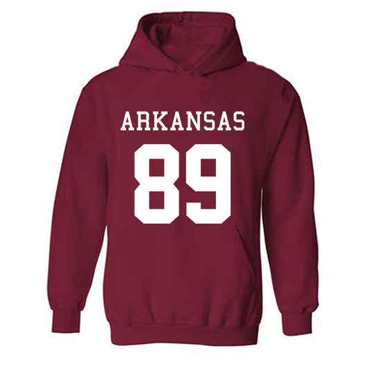 Arkansas - NCAA Football : Gavin Garretson - Replica Shersey Hooded Sweatshirt-0