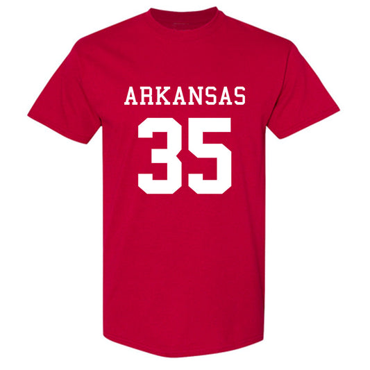 Arkansas - NCAA Football : Hutson Hendrix - Replica Shersey T-Shirt-0