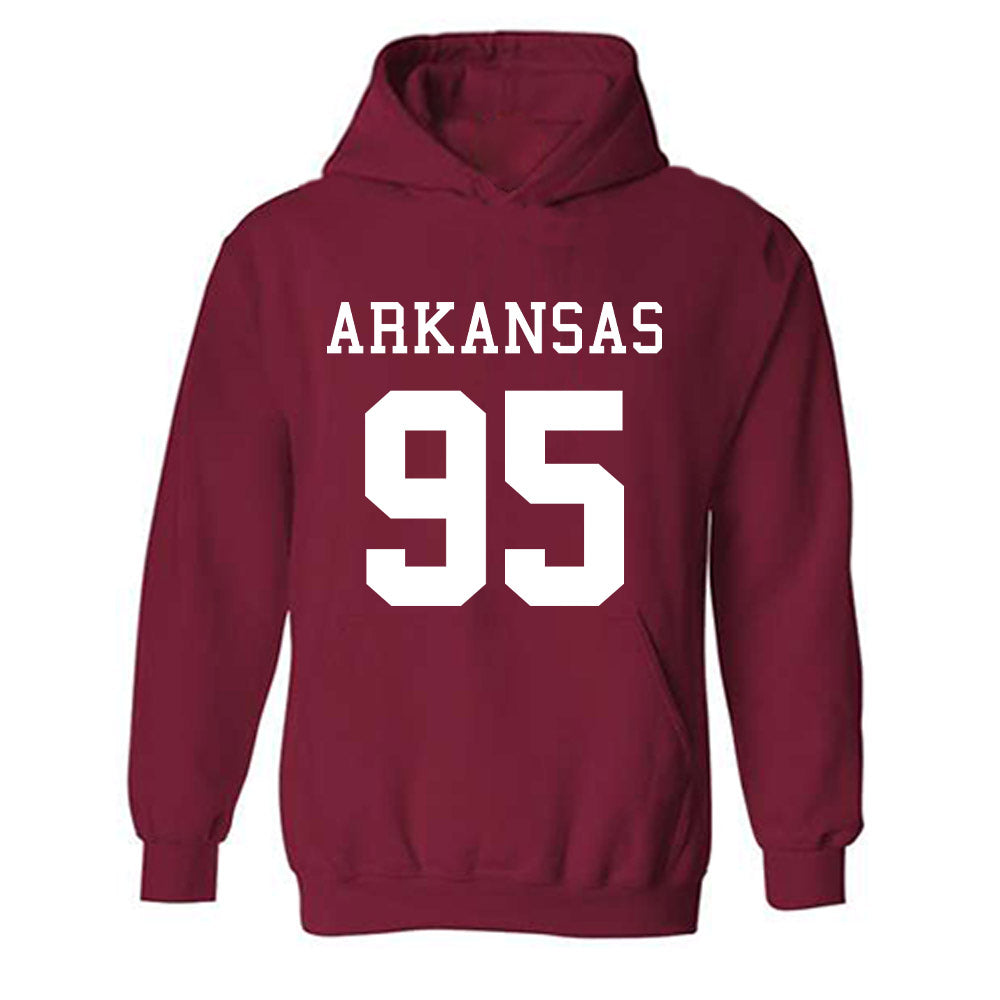 Arkansas - NCAA Football : Anthony Kennedy jr - Replica Shersey Hooded Sweatshirt-0