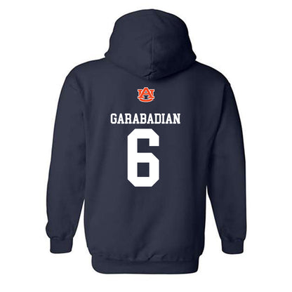 Auburn - NCAA Women's Basketball : Eva Garabadian - Replica Shersey Hooded Sweatshirt-1
