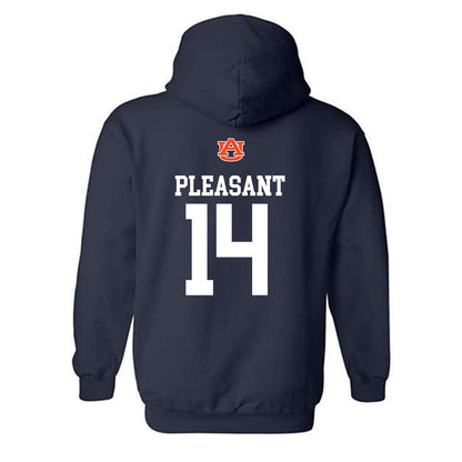 Auburn - NCAA Football : Rayshawn Pleasant - Replica Shersey Hooded Sweatshirt-1