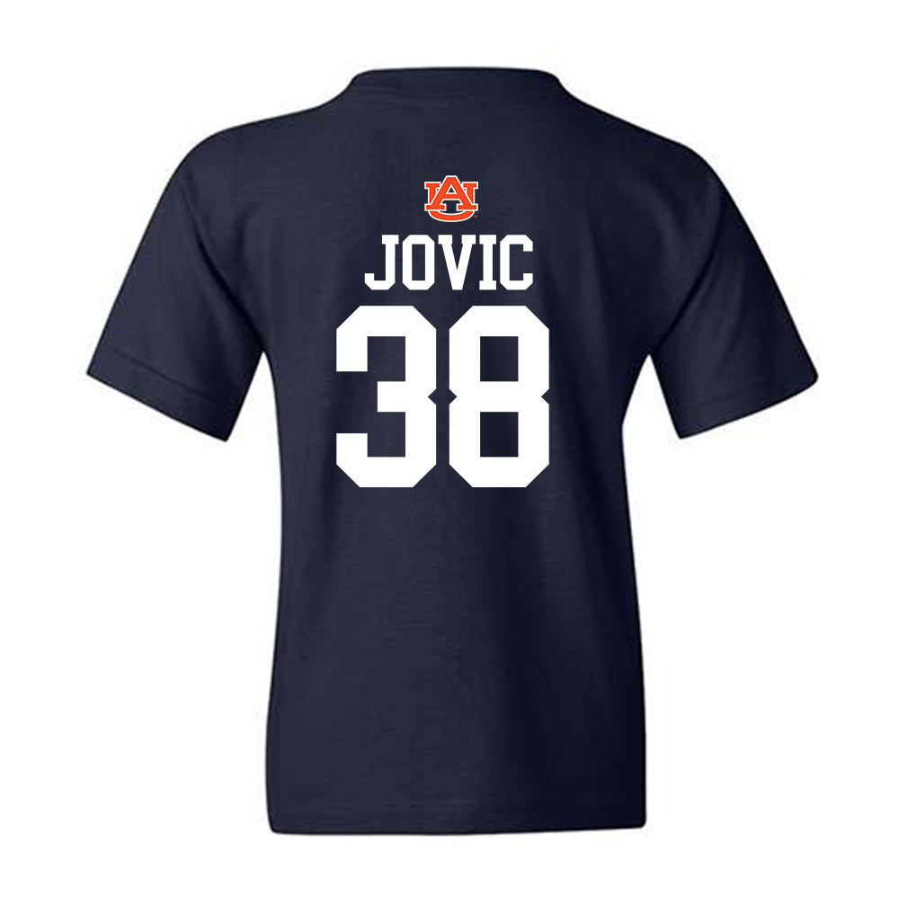 Auburn - NCAA Men's Basketball : Filip Jovic - Replica Shersey Youth T-Shirt-1
