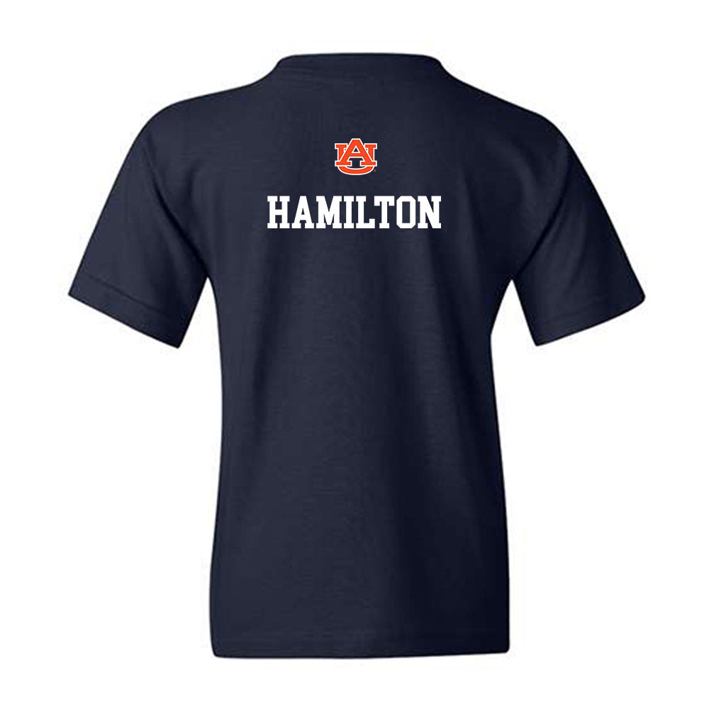 Auburn - NCAA Women's Track & Field : Kennedy Hamilton - Replica Shersey Youth T-Shirt-1