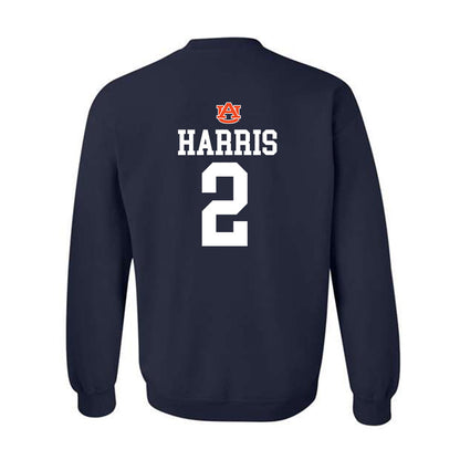 Auburn - NCAA Women's Basketball : Jamia Harris - Replica Shersey Crewneck Sweatshirt-1