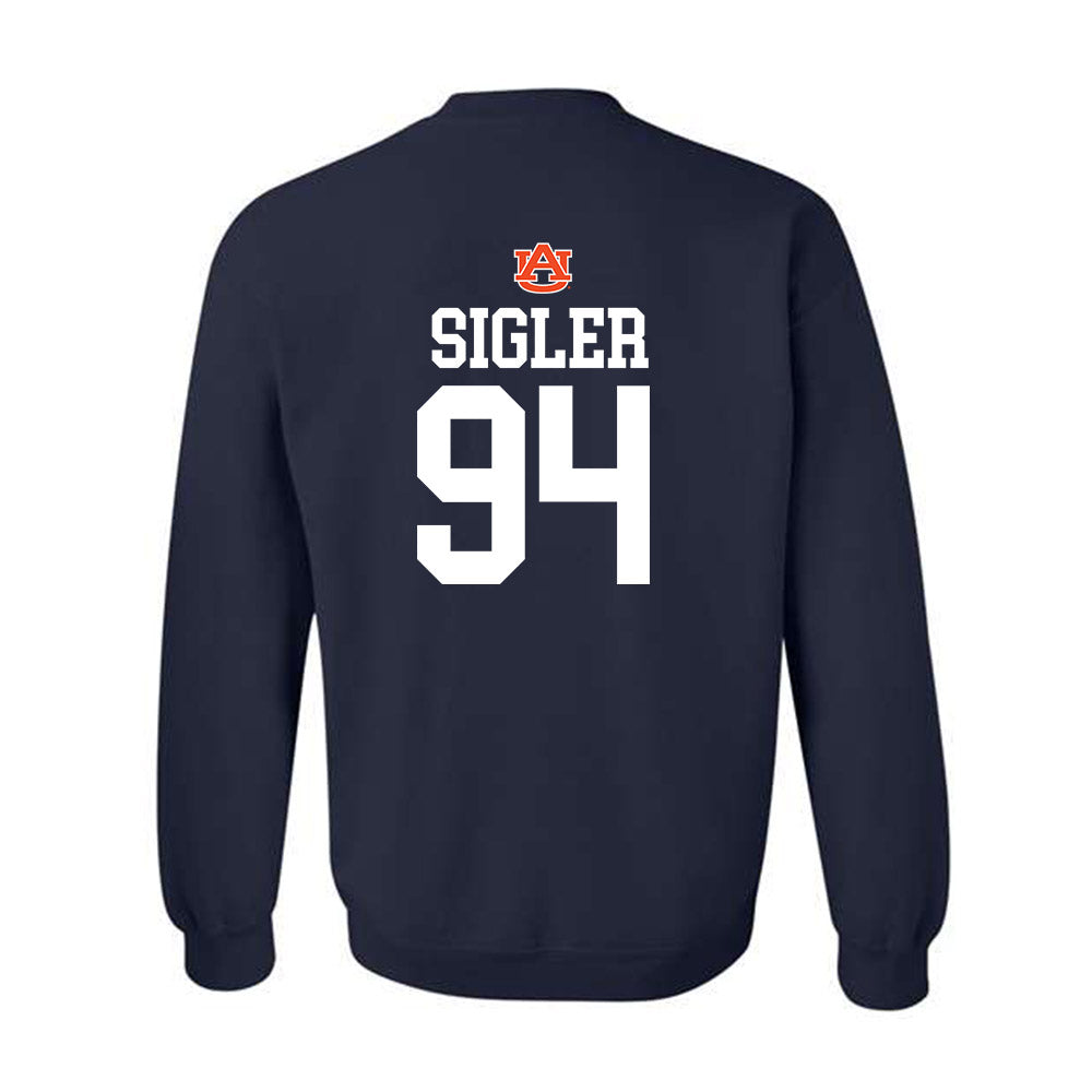 Auburn - NCAA Football : Cody Sigler - Replica Shersey Crewneck Sweatshirt-1