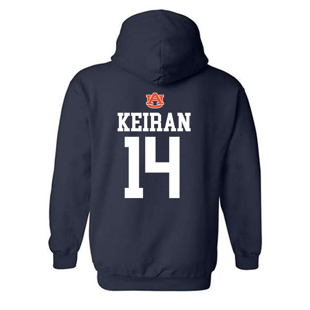 Auburn - NCAA Women's Volleyball : Emily Keiran - Replica Shersey Hooded Sweatshirt-1