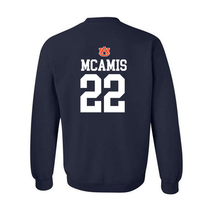 Auburn - NCAA Women's Volleyball : Macy McAmis - Replica Shersey Crewneck Sweatshirt-1