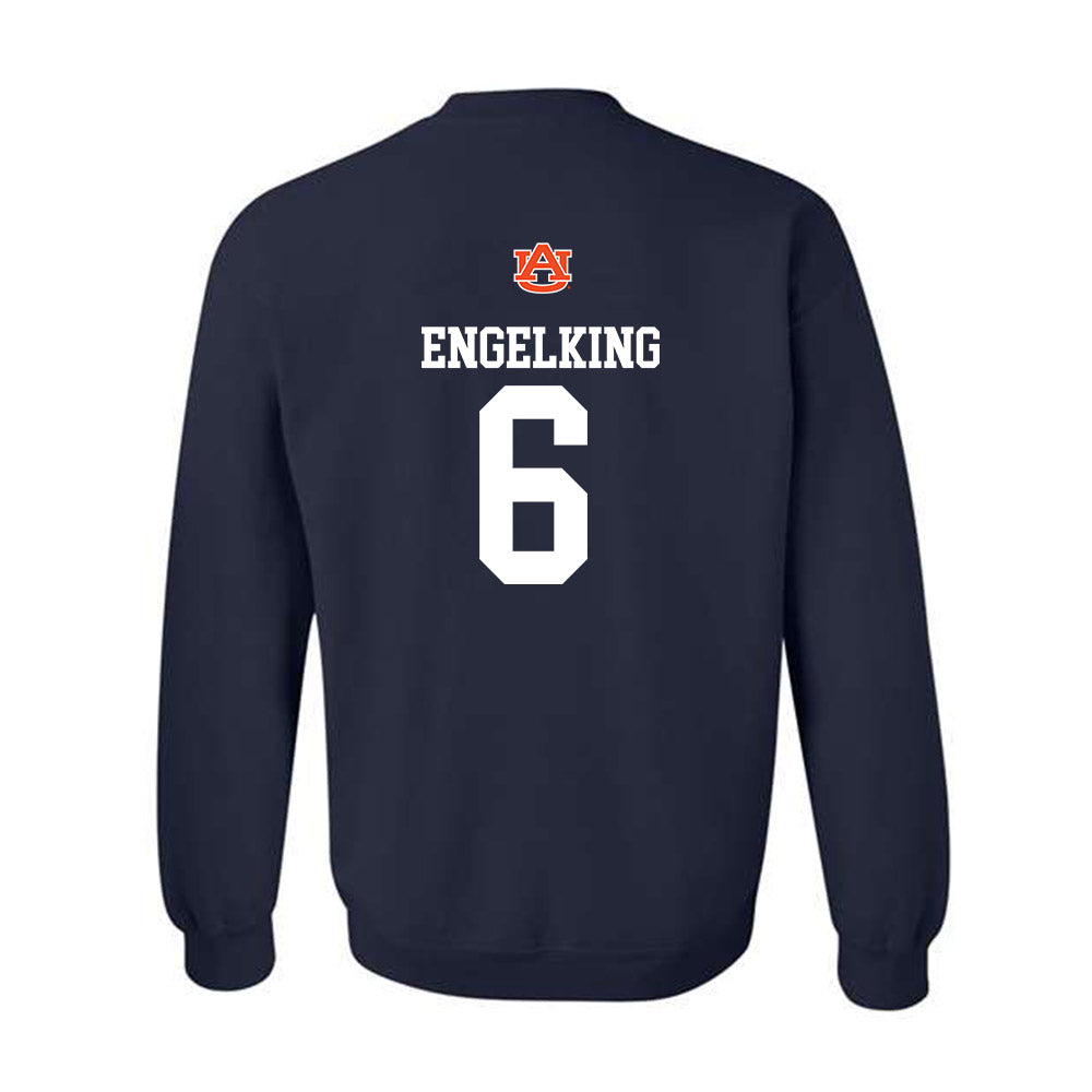 Auburn - NCAA Women's Soccer : Holly Engelking - Replica Shersey Crewneck Sweatshirt-1