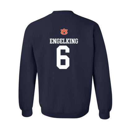 Auburn - NCAA Women's Soccer : Holly Engelking - Replica Shersey Crewneck Sweatshirt-1