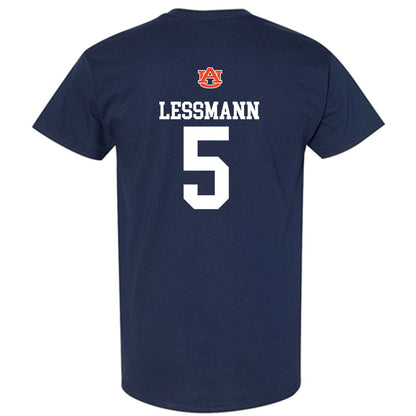 Auburn - NCAA Softball : georgia lessmann - Replica Shersey T-Shirt-1