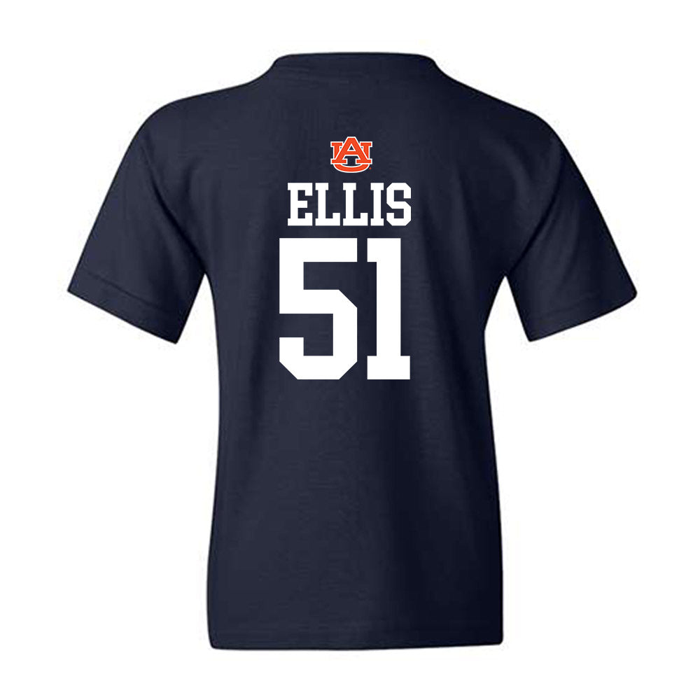 Auburn - NCAA Football : Kail Ellis - Replica Shersey Youth T-Shirt-1