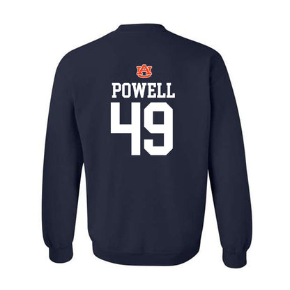 Auburn - NCAA Football : Hudson Powell - Replica Shersey Crewneck Sweatshirt-1