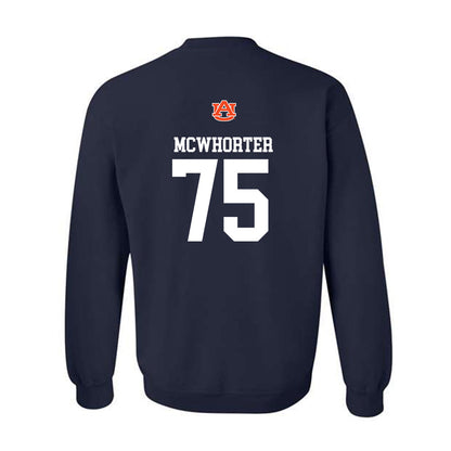 Auburn - NCAA Football : Bear McWhorter - Replica Shersey Crewneck Sweatshirt-1