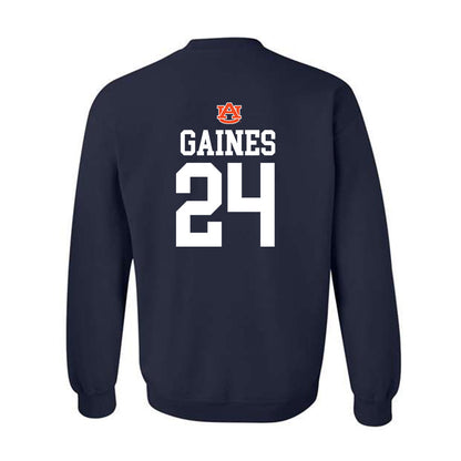 Auburn - NCAA Women's Soccer : Aurora Gaines - Replica Shersey Crewneck Sweatshirt-1