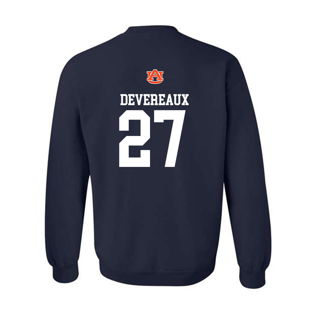 Auburn - NCAA Women's Soccer : Lileah Devereaux - Replica Shersey Crewneck Sweatshirt-1