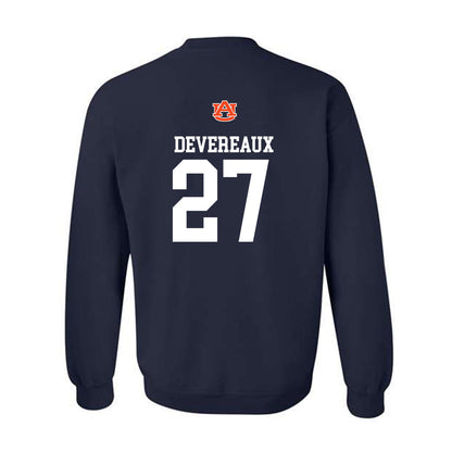 Auburn - NCAA Women's Soccer : Lileah Devereaux - Replica Shersey Crewneck Sweatshirt-1