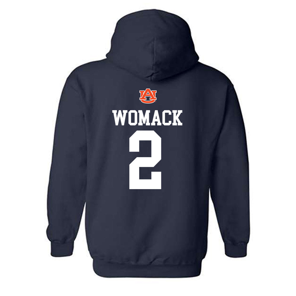 Auburn - NCAA Softball : MaNia Womack - Replica Shersey Hooded Sweatshirt-1