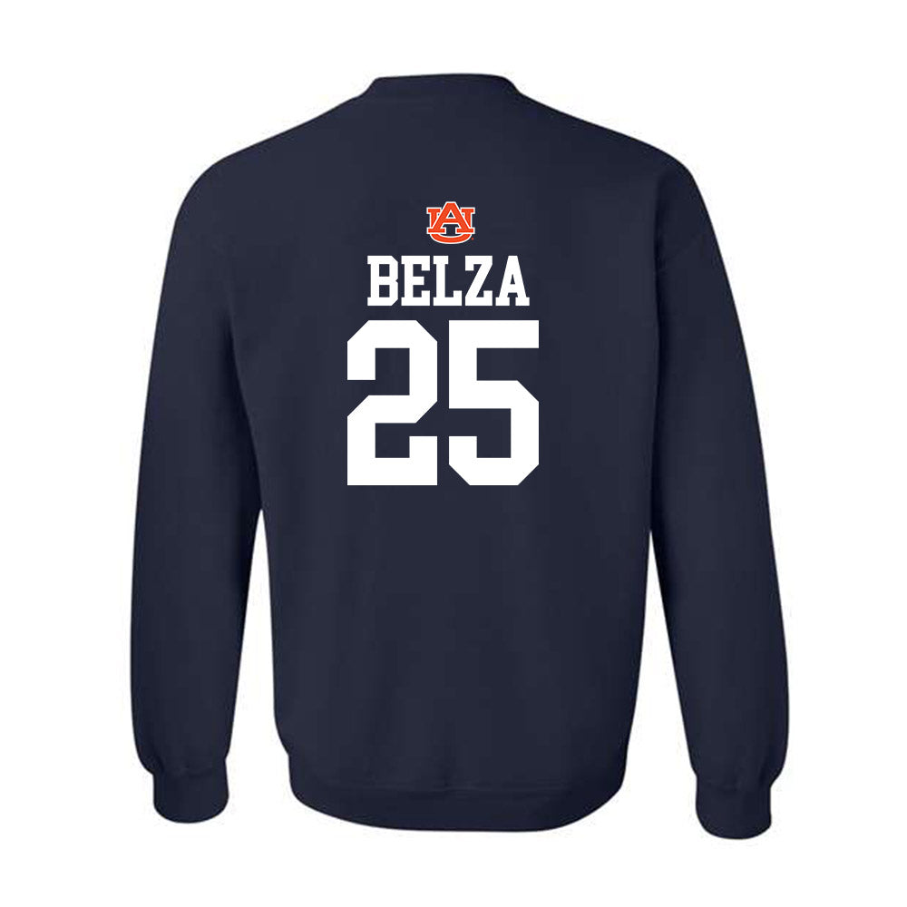 Auburn - NCAA Baseball : Taylor Belza - Replica Shersey Crewneck Sweatshirt-1