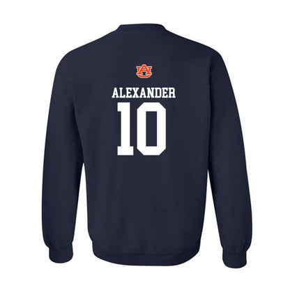 Auburn - NCAA Equestrian : Jill Alexander - Replica Shersey Crewneck Sweatshirt-1