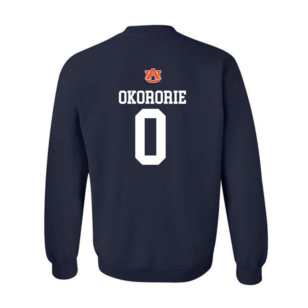 Auburn - NCAA Women's Volleyball : Chierika Okororie - Replica Shersey Crewneck Sweatshirt-1