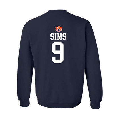 Auburn - NCAA Women's Volleyball : Symone Sims - Replica Shersey Crewneck Sweatshirt-1