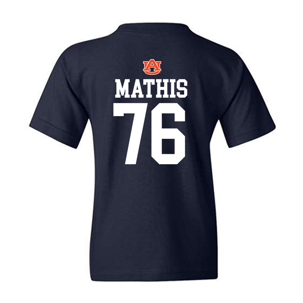 Auburn - NCAA Football : Mason Mathis - Replica Shersey Youth T-Shirt-1