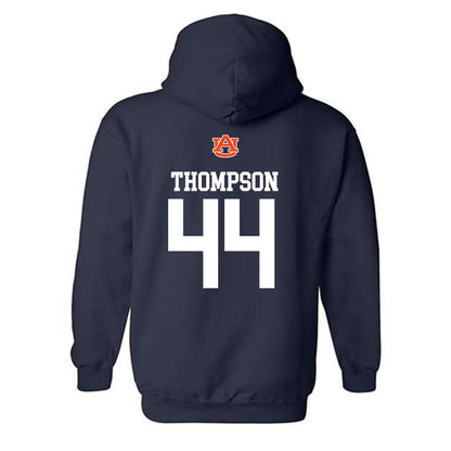 Auburn - NCAA Baseball : Ty Thompson - Replica Shersey Hooded Sweatshirt-1