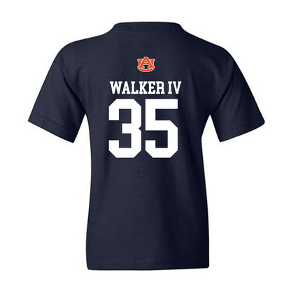 Auburn - NCAA Football : Dallas Walker IV - Replica Shersey Youth T-Shirt-1