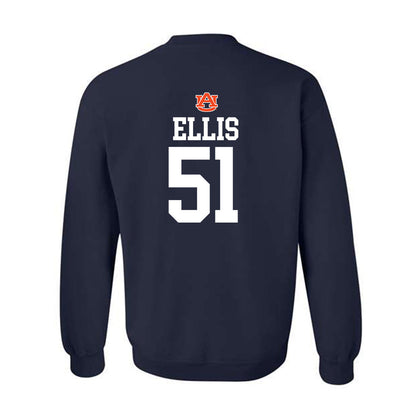 Auburn - NCAA Football : Kail Ellis - Replica Shersey Crewneck Sweatshirt-1