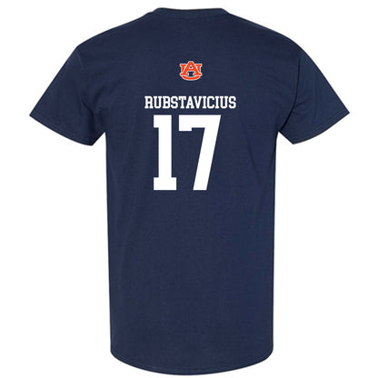 Auburn - NCAA Men's Basketball : Mantas Rubstavicius - Replica Shersey T-Shirt-1