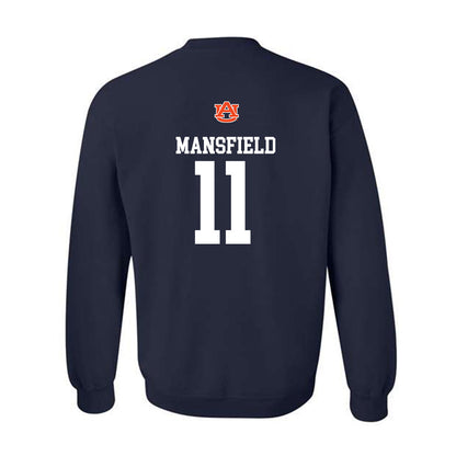 Auburn - NCAA Women's Volleyball : Kate Mansfield - Replica Shersey Crewneck Sweatshirt-1