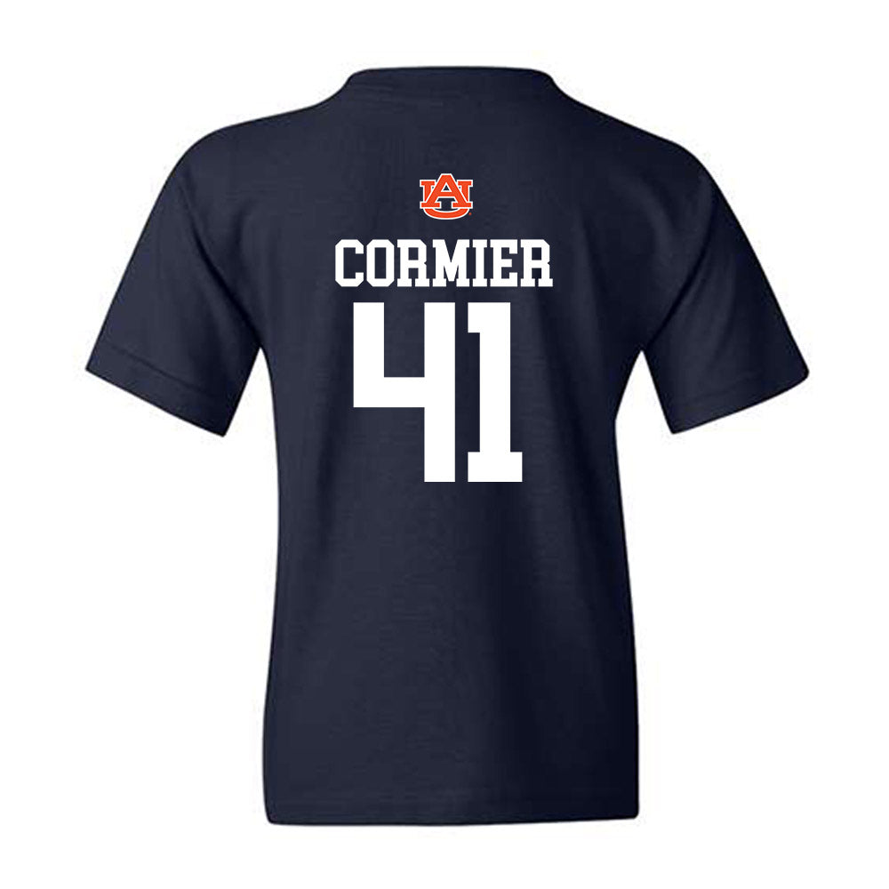 Auburn - NCAA Baseball : LJ Cormier - Replica Shersey Youth T-Shirt-1