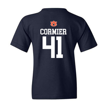 Auburn - NCAA Baseball : LJ Cormier - Replica Shersey Youth T-Shirt-1