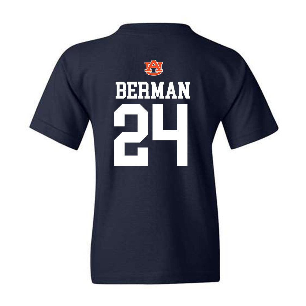 Auburn - NCAA Men's Basketball : Lior Berman - Replica Shersey Youth T-Shirt