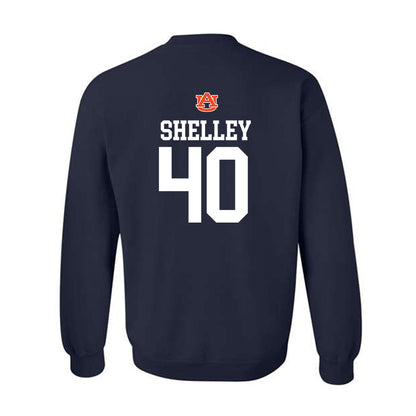 Auburn - NCAA Baseball : Wade Shelley - Replica Shersey Crewneck Sweatshirt-1