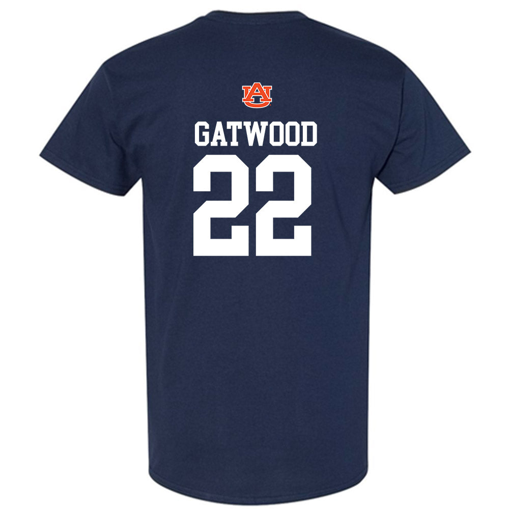 Auburn - NCAA Baseball : Connor Gatwood - Replica Shersey T-Shirt-1