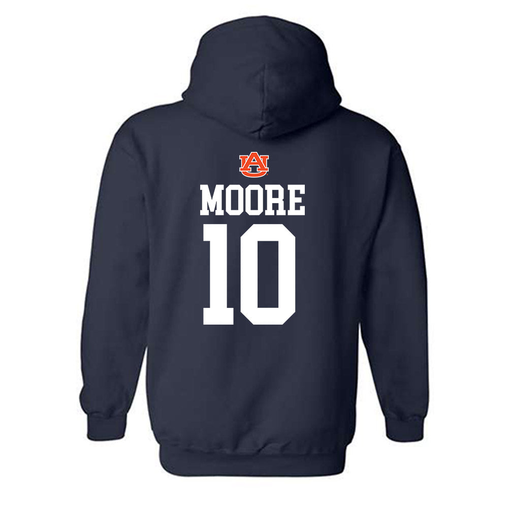 Auburn - NCAA Women's Volleyball : Emma Moore - Replica Shersey Hooded Sweatshirt-1
