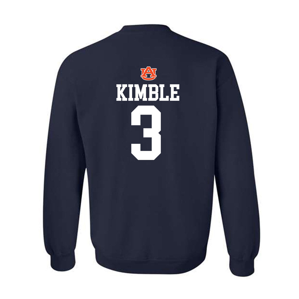 Auburn - NCAA Men's Basketball : George Kimble - Replica Shersey Crewneck Sweatshirt-1