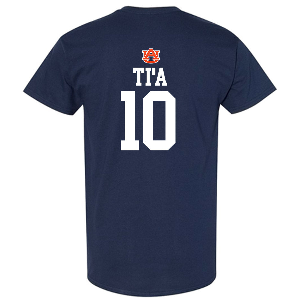 Auburn - NCAA Football : Tristan Ti'a - Replica Shersey T-Shirt-1